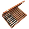 FAITHFULL - Coffret Bois De 8 Outils De Tournage HSS