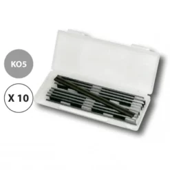 LEMAN - Fers De Rabot Réversibles - 82x5,5x1,1 (Lot De 10 Pièces)