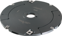 Scheppach Fraise à Feuillurer Extensible à Plaquettes Carbure Interchangeables