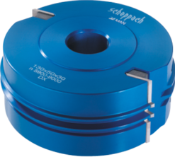 Scheppach Porte Outil Pour Fraisage Trapézoidal Avant Collage à Plaquettes Carbure Interchangeables