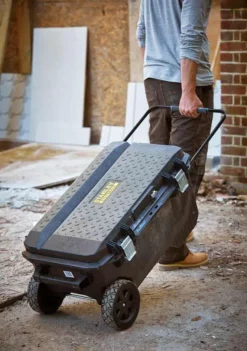 STANLEY - Coffre De Chantier Pro Etanche Fatmax - Dimensions 910 X 516 X 431 Mm -Outillage Boutique Coffre de Chantier Pro Etanche Fatmax a roulettes Stanle