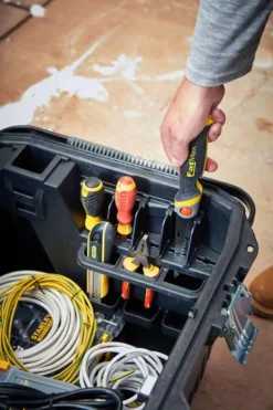 STANLEY - Coffre De Chantier Pro Etanche Fatmax - Dimensions 910 X 516 X 431 Mm -Outillage Boutique Coffre de Chantier Pro Etanche Stanley grandes dimension