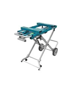 MAKITA - DEAWST05 - Chariot Etabli à Roulettes Pour Scie à Onglet -Outillage Boutique DEAWST05 Chariot avec servantes pour scies stationnaires