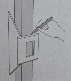 SHINWA - Equerre Japonaise Trapézoïdale Pour Carrelets, Plinthes Et Montants - 200 X 63 Mm -Outillage Boutique Equerre japonaise Trapezoidale Shinwa pour montants en b