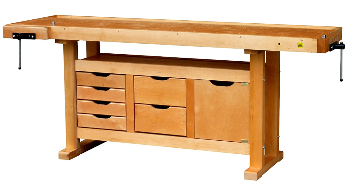 OUTIFRANCE - 0013202 Etabli Bois à Caisson 2000x600 Mm - 1 Porte / 6 Tiroirs 1 OUTIFRANCE - 0013202 Etabli Bois à Caisson 2000x600 Mm - 1 Porte / 6 Tiroirs