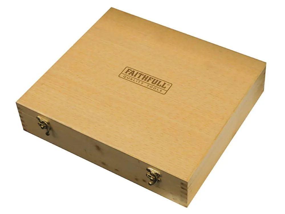 FAITHFULL - Ensemble D'outils De Menuisier 5 Pièces En Coffret Bois 8 FAITHFULL - Ensemble D'outils De Menuisier 5 Pièces En Coffret Bois – Image 8
