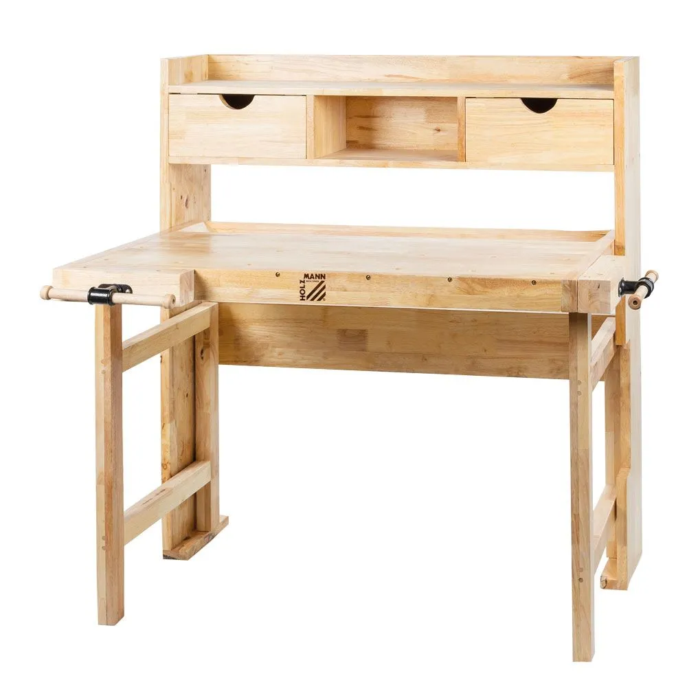 HOLZMANN - WB123A - Établi De Menuisier 1230 Mm Pliable, En Bois D'hévéa 1 HOLZMANN - WB123A - Établi De Menuisier 1230 Mm Pliable, En Bois D'hévéa