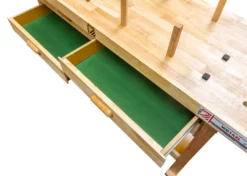 HOLZMANN - WB162L - Établi Bois Massif - 1640 Mm - 4 Tiroirs - Charge 150 Kg -Outillage Boutique HOLZMANN WB162L etabli Bois massif 1640 mm 4 Tiroirs Cha 1