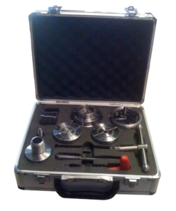 HOLZPROFI - DW-KIT-MINI Coffret Mandrin 4 Mors ø 70 Mm + Bague 1" X 8 TPI à M33 X 3,5 Mm -Outillage Boutique HOLZPROFI Coffret mandrin o70mm DW KIT MINI