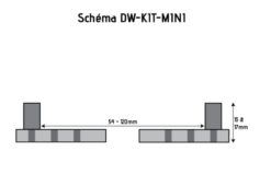 HOLZPROFI - DW-KIT-MINI Coffret Mandrin 4 Mors ø 70 Mm + Bague 1" X 8 TPI à M33 X 3,5 Mm -Outillage Boutique HOLZPROFI Coffret mandrin o70mm DW KIT MINI 3