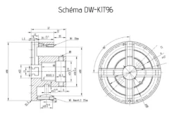 HOLZPROFI - DW-KIT96 Coffret Mandrin 4 Mors & Accessoires -Outillage Boutique HOLZPROFI DW KIT96 Coffret mandrin 4 mors Accessoires DW