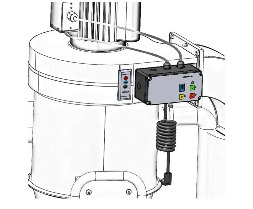 JEAN L'EBENISTE HOLZPROFI - FM-RC - Système De Démarrage Par Télécommande Pour Aspirateur à Copeaux 2 JEAN L'EBENISTE HOLZPROFI - FM-RC - Système De Démarrage Par Télécommande Pour Aspirateur à Copeaux – Image 2