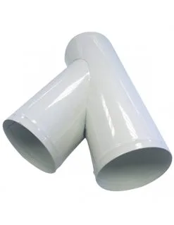 HOLZPROFI - Tuyau De Bifurcation Simple Ø Départ 120 Mm / Ø Sortie 120/120 Mm