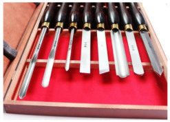 HOLZMANN - H8TLGN - Coffret De 8 Outils De Tournage Pro Acier HSS -Outillage Boutique Holzmann Coffret de 8 outils de tournage pro acier HSS H