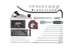 JET - Y-118WB - Coffret De 118 Outils Spéciaux Pour Le Bois-Menuiserie (Rabot, Clés, Mèches, Scie, équerre, Niveau, Pinces Etc.) -Outillage Boutique JET Y 118W Coffret de 118 Outils Speciaux pour le Bois Y 2