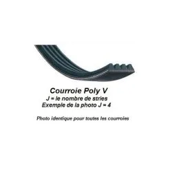 LEMAN - Courroie N°087 Pour Modèle SRU 355 Ou SRU 315 - Longueur 610 Mm