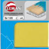 LEMAN - 4 FEUILLES PAPIER CORINDON 230X280 GR 40/60/80/120
