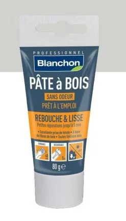 BLANCHON - Pâte à Bois - Rebouchage & Lissage - 80g - 250g - 500g - Différentes Teintes 25 BLANCHON - Pâte à Bois - Rebouchage & Lissage - 80g - 250g - 500g - Différentes Teintes -Outillage Boutique Pate a bois Blanchon teinte chene blanchi