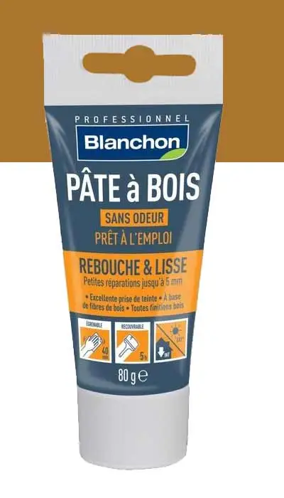 BLANCHON - Pâte à Bois - Rebouchage & Lissage - 80g - 250g - 500g - Différentes Teintes 8 BLANCHON - Pâte à Bois - Rebouchage & Lissage - 80g - 250g - 500g - Différentes Teintes – Image 8