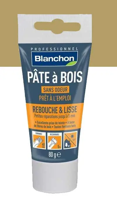 BLANCHON - Pâte à Bois - Rebouchage & Lissage - 80g - 250g - 500g - Différentes Teintes 11 BLANCHON - Pâte à Bois - Rebouchage & Lissage - 80g - 250g - 500g - Différentes Teintes – Image 11