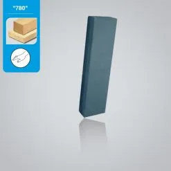 LEMAN - Pierre à Affûter 200x50x25 Mm / 2 Grains 120 Et 240