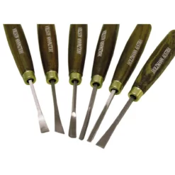 HOLZMANN - SCH6TLG Coffret De 6 Gouges De Tournage Longueur 185 Mm -Outillage Boutique SCH6TLG Coffret de 6 Gouges de Tournage Holzmann 2