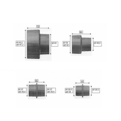SCHEPPACH - Jeu De 4 Buses D'aspiration -Outillage Boutique SCHEPPACH Jeu de 4 buses d aspiration 75200703 3