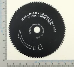 SCHEPPACH - Lame Pour PL285 - Ø 89 X 10 Mm - 80 Dents