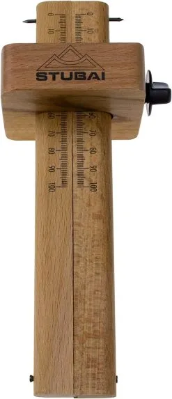 STUBAI - Trusquin Double 220 Mm En Bois Avec Graduation 150 Mm -Outillage Boutique STUBAI Trusquin en Bois 150 mm STUB345501 2