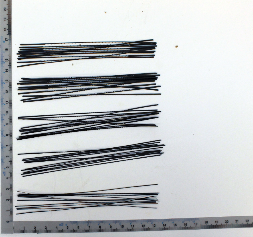 SCHEPPACH - Kit De 5 X 12 Lames De Scie à Chantourner Sans Ergots, Pour Le Bois 2 SCHEPPACH - Kit De 5 X 12 Lames De Scie à Chantourner Sans Ergots, Pour Le Bois – Image 2