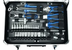 SCHEPPACH - TB150 - Malette à Outils - 101 Outils En Chrome Vanadium -Outillage Boutique TB150 cle a cliquet