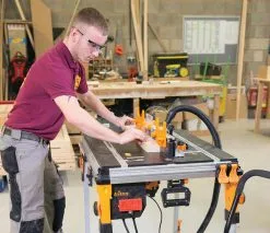 TRITON - TWX7 - Workcentre - Poste De Travail Modulaire Multi-fonctions -Outillage Boutique TWX7 avec module RT001 fraisage