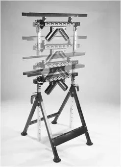 BATAVIA - Tréteau Multifonctions 4 En 1 - Charge Maximale 200 Kg -Outillage Boutique Table de travail multifonctions hauteur reglable