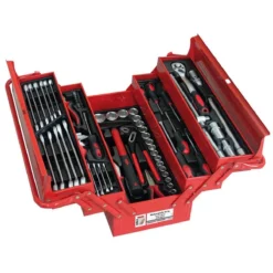 HOLZMANN - WZK86CRV - Caisse Métallique Avec 86 Outils Chrome Vanadium