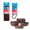 LEMAN - Lot De 3 Bandes Abrasives Sans Fin Corindon (différentes Dimensions)