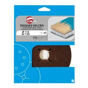 LEMAN Lot De 3 Disques Fibre Corindon 1 LEMAN Lot De 3 Disques Fibre Corindon