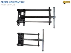 ETABLIS FRANCOIS ÉTABLIS FRANÇOIS - ESCH Etablis Sculpteur / Luthier Avec Presse Avant Horizontale PH28 -Outillage Boutique presse horizontale etablis PH24 PH28